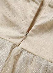 A line Sweetheart Sparkling Tulle Homecoming Dress